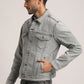 DUKE-MEN GREY CLASSIC TRUCKER JACKET