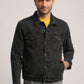 ERIC-MEN BLACK CLASSIC TRUCKER JACKET