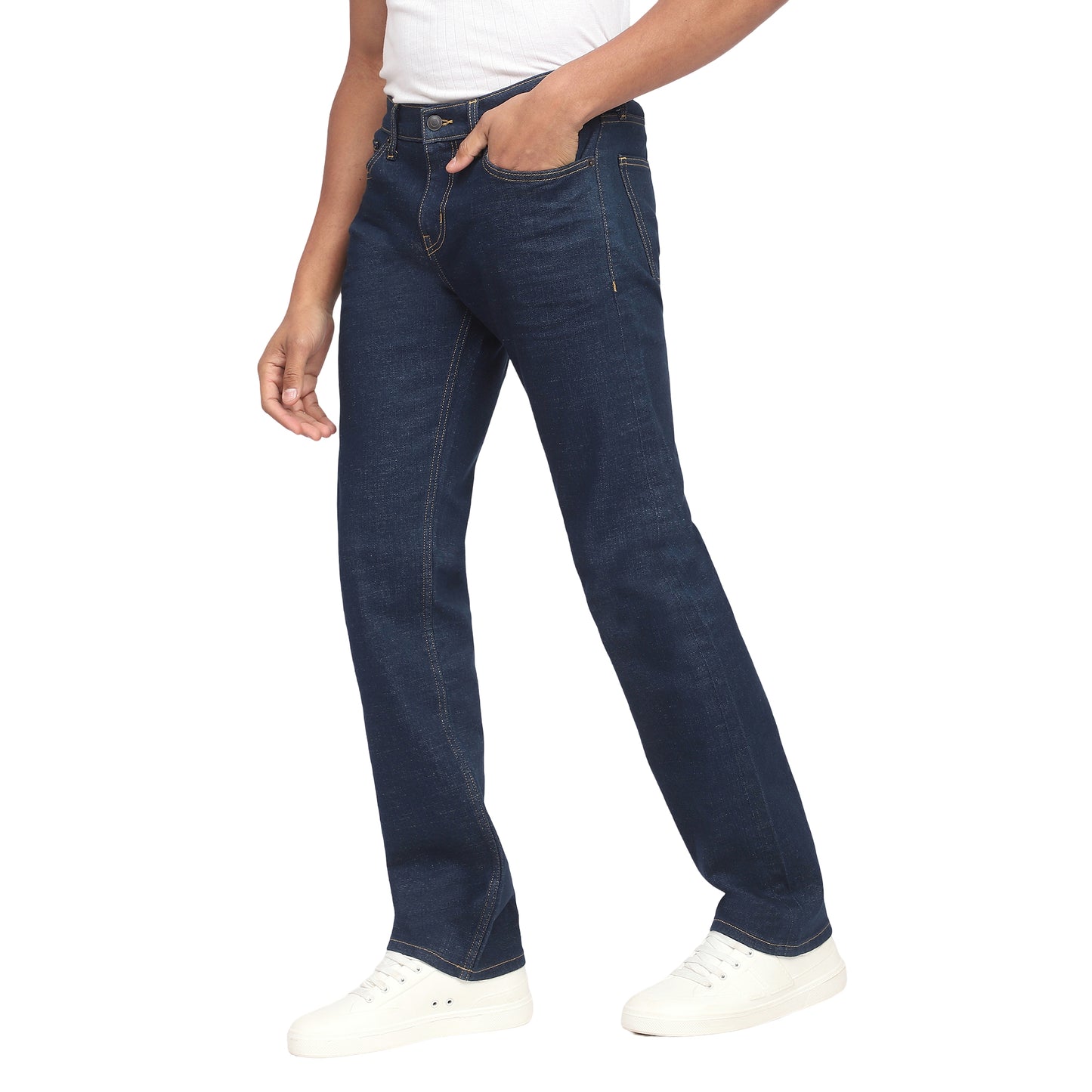 GEM-BLUE REGULAR FIT JEANS