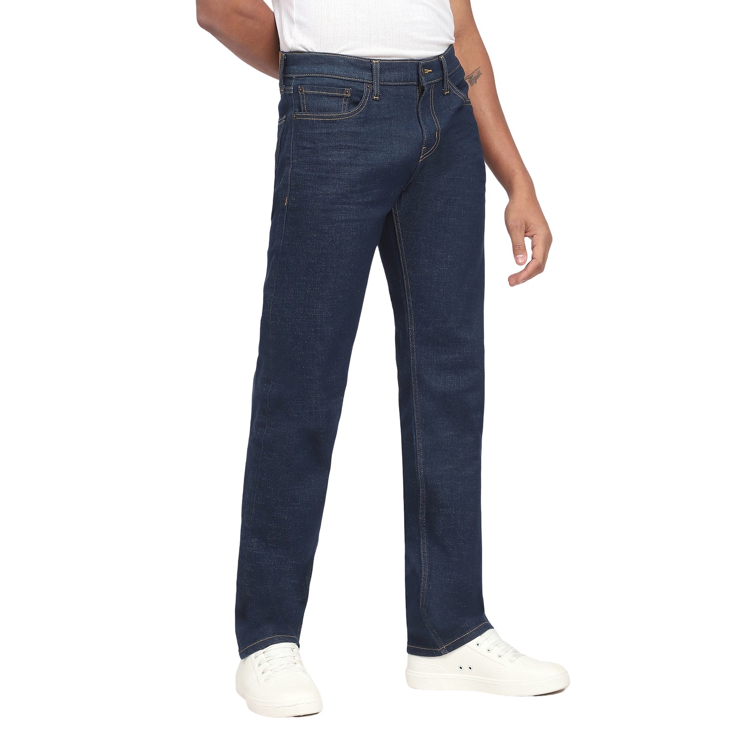 GEM-BLUE REGULAR FIT JEANS