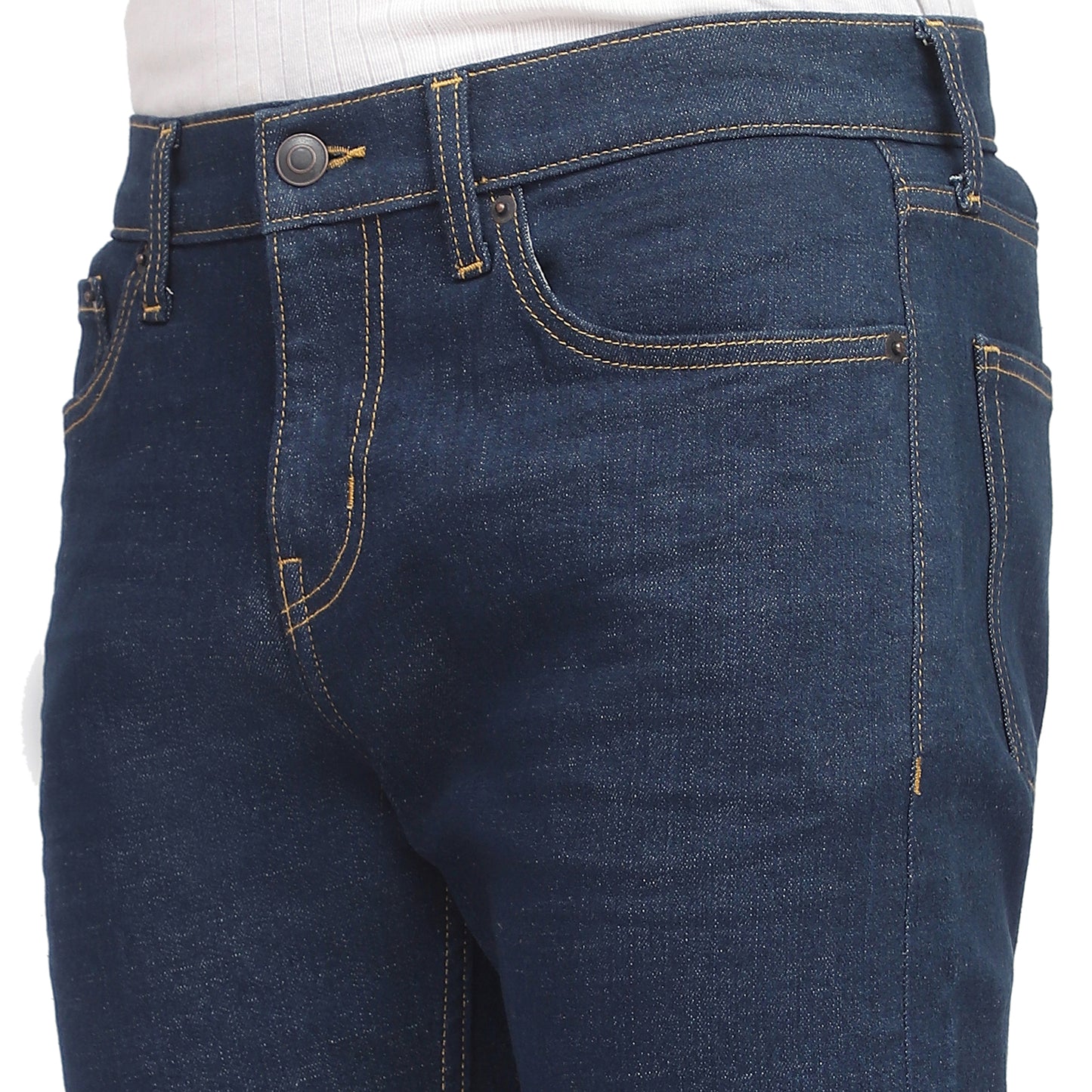 GEM-BLUE REGULAR FIT JEANS