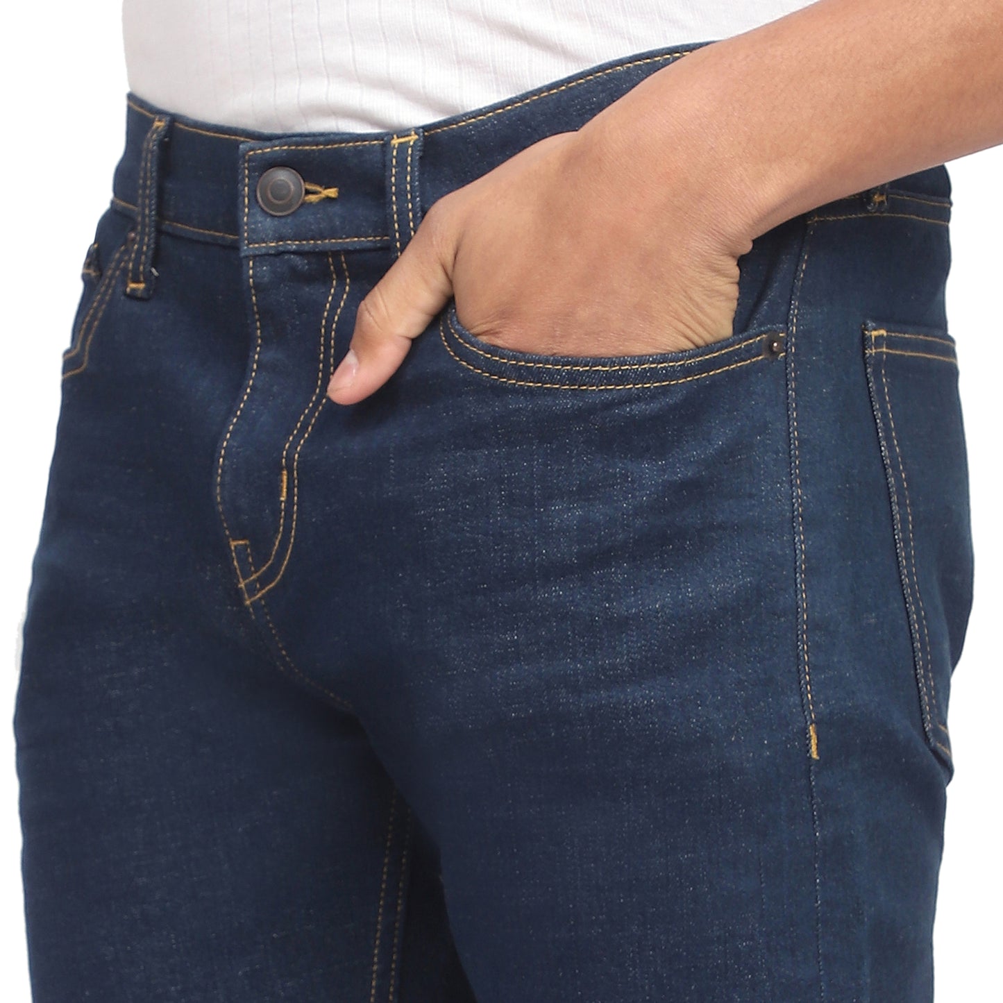 GEM-BLUE REGULAR FIT JEANS