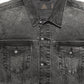 KADEN-MEN BLACK CLASSIC TRUCKER JACKET