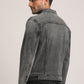 KADEN-MEN BLACK CLASSIC TRUCKER JACKET