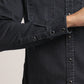 MESSIAH-MEN DARK BLUE SLIM FIT SHIRT