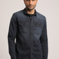 MESSIAH-MEN DARK BLUE SLIM FIT SHIRT