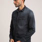 MESSIAH-MEN DARK BLUE SLIM FIT SHIRT