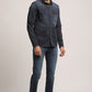 MESSIAH-MEN DARK BLUE SLIM FIT SHIRT