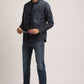 MESSIAH-MEN DARK BLUE SLIM FIT SHIRT