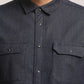 PAXTON-MEN DARK BLUE SLIM FIT SHIRT