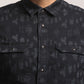 QUINN-MEN DARK BLUE SLIM FIT SHIRT