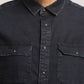 SETH-MEN DARK BLUE SLIM FIT SHIRT