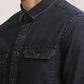 SETH-MEN DARK BLUE SLIM FIT SHIRT