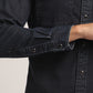 SETH-MEN DARK BLUE SLIM FIT SHIRT