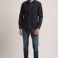 SETH-MEN DARK BLUE SLIM FIT SHIRT