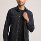 SETH-MEN DARK BLUE SLIM FIT SHIRT