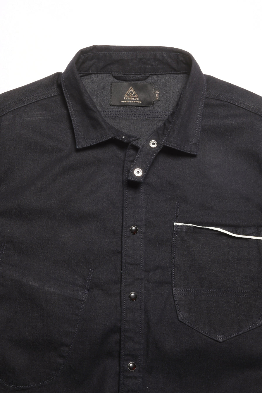 SHAWN-MEN DARK BLUE SLIM FIT SHIRT