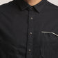 SHAWN-MEN DARK BLUE SLIM FIT SHIRT