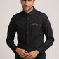 SHAWN-MEN DARK BLUE SLIM FIT SHIRT