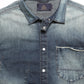 SILAS-MEN DARK BLUE SLIM FIT SHIRT