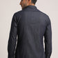 SIMON-MEN DARK BLUE SLIM FIT SHIRT