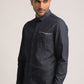 SIMON-MEN DARK BLUE SLIM FIT SHIRT