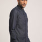 SIMON-MEN DARK BLUE SLIM FIT SHIRT