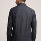 STEPHEN-MEN DARK BLUE SLIM FIT SHIRT