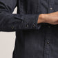 STEPHEN-MEN DARK BLUE SLIM FIT SHIRT