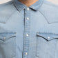 STEVEN-MEN LIGHT BLUE SLIM FIT SHIRT