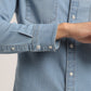 STEVEN-MEN LIGHT BLUE SLIM FIT SHIRT