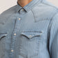 SYLA-MEN LIGHT BLUE SLIM FIT SHIRT