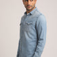 SYLA-MEN LIGHT BLUE SLIM FIT SHIRT