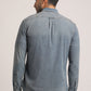 TANNER-MEN MID BLUE SLIM FIT SHIRT