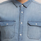 TATE-MEN LIGHT BLUE SLIM FIT SHIRT