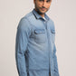 TATE-MEN LIGHT BLUE SLIM FIT SHIRT