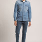 TATE-MEN LIGHT BLUE SLIM FIT SHIRT