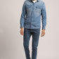 TATE-MEN LIGHT BLUE SLIM FIT SHIRT