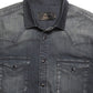 TERRANCE-MEN DARK BLUE SLIM FIT SHIRT