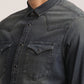 TERRANCE-MEN DARK BLUE SLIM FIT SHIRT