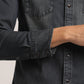 TERRANCE-MEN DARK BLUE SLIM FIT SHIRT