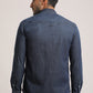 THADDEUS-MEN DARK BLUE SLIM FIT SHIRT