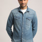 TIMOTHY-MEN LIGHT BLUE SLIM FIT SHIRT