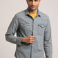 TOBIAS-MEN DARK BLUE SLIM FIT SHIRT