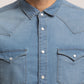 TOBY-MEN DARK BLUE SLIM FIT SHIRT