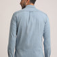 ZYAIRE-MEN LIGHT BLUE SLIM FIT SHIRT