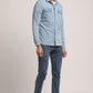 ZYAIRE-MEN LIGHT BLUE SLIM FIT SHIRT