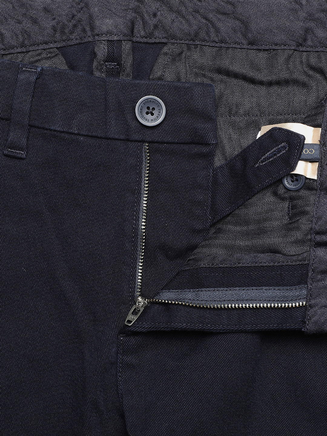 SKYLARK-Navy Blue Smart Casual Jeans