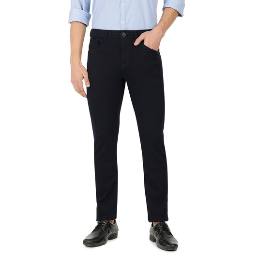 MAGPIE-Navy Blue Smart Casual Jeans