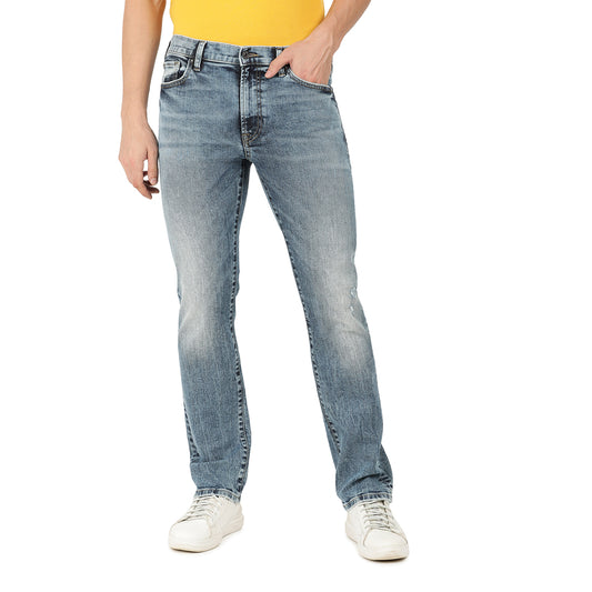 ANDREA-Blue Regular Fit Jeans